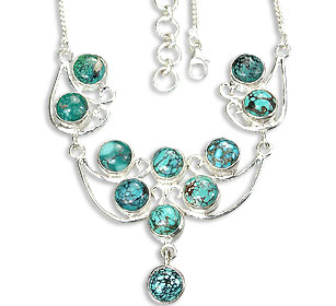 SKU 14460 - a Turquoise Necklaces Jewelry Design image