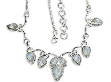 SKU 14462 - a Moonstone Necklaces Jewelry Design image