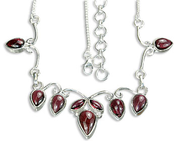 SKU 14464 - a Garnet Necklaces Jewelry Design image