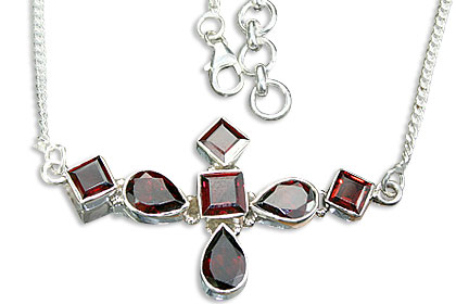 SKU 14468 - a Garnet Necklaces Jewelry Design image