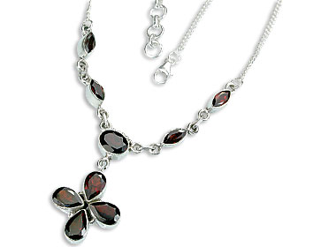 SKU 14472 - a Garnet Necklaces Jewelry Design image