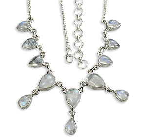 SKU 14478 - a Moonstone Necklaces Jewelry Design image
