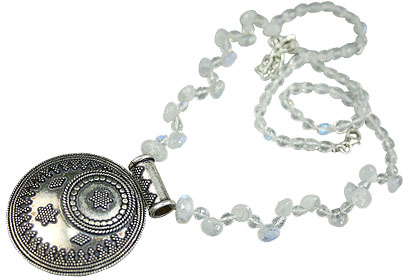 SKU 14503 - a Moonstone necklaces Jewelry Design image
