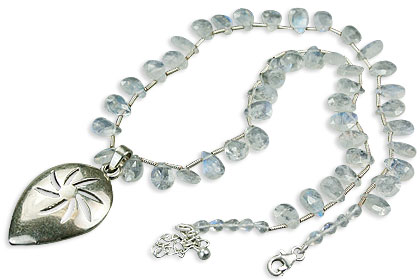 SKU 14505 - a Moonstone necklaces Jewelry Design image