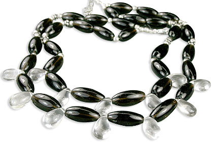 SKU 14545 - a Smoky Quartz Necklaces Jewelry Design image