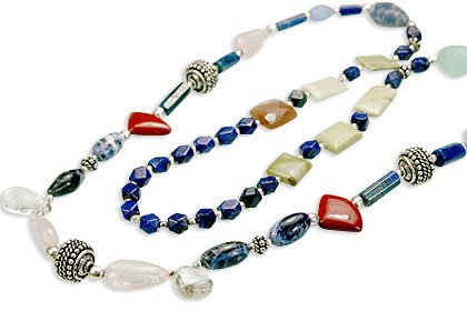 SKU 14556 - a Multi-stone Necklaces Jewelry Design image