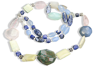 SKU 14616 - a Multi-stone Necklaces Jewelry Design image