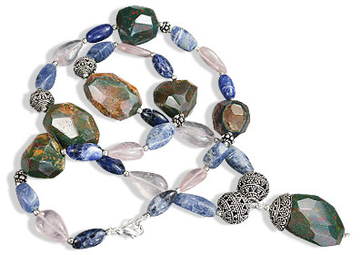 SKU 14621 - a Multi-stone Necklaces Jewelry Design image