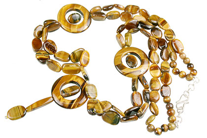 SKU 14702 - a Tiger eye necklaces Jewelry Design image