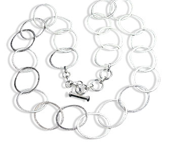 SKU 14721 - a Silver Necklaces Jewelry Design image