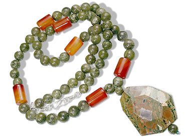 SKU 14739 - a Jasper necklaces Jewelry Design image