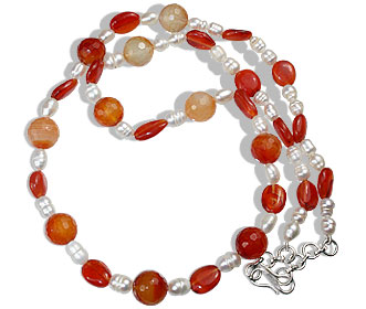 SKU 14757 - a Carnelian necklaces Jewelry Design image