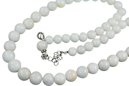 SKU 14833 - a Snow Quartz necklaces Jewelry Design image