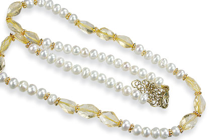 SKU 14894 - a Citrine Necklaces Jewelry Design image