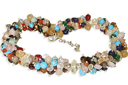 SKU 14936 - a Multi-stone Necklaces Jewelry Design image