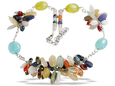 SKU 14941 - a Multi-stone Necklaces Jewelry Design image