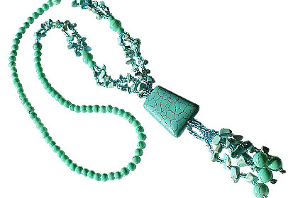 SKU 14984 - a Turquoise Necklaces Jewelry Design image