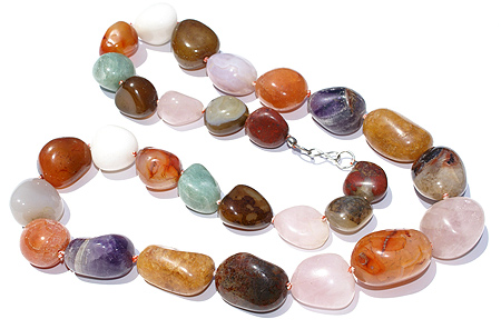 SKU 1501 - a Multi-stone Necklaces Jewelry Design image