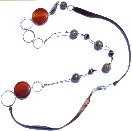 SKU 15084 - a Carnelian Necklaces Jewelry Design image