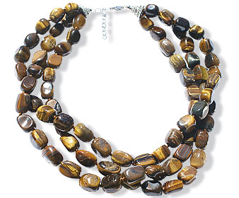SKU 15107 - a Tiger eye Necklaces Jewelry Design image