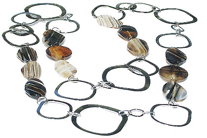 SKU 15110 - a Agate Necklaces Jewelry Design image