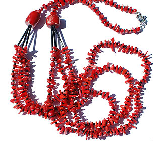 SKU 15130 - a Coral Necklaces Jewelry Design image