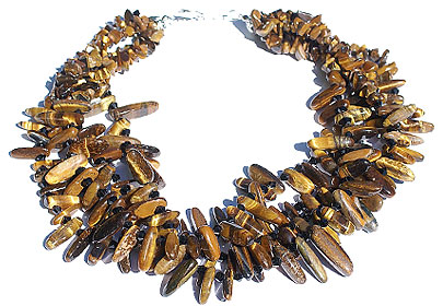 SKU 15137 - a Tiger eye Necklaces Jewelry Design image