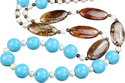 SKU 15178 - a Turquoise Necklaces Jewelry Design image