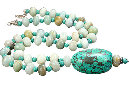 SKU 15183 - a Turquoise Necklaces Jewelry Design image