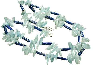 SKU 15545 - a Aquamarine Necklaces Jewelry Design image