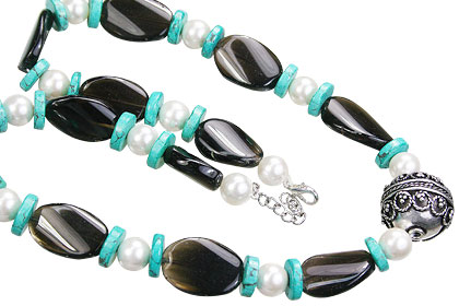 SKU 15552 - a Smoky Quartz Necklaces Jewelry Design image