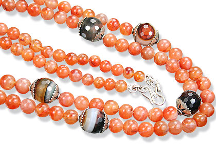 SKU 15556 - a Carnelian Necklaces Jewelry Design image
