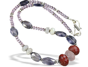 SKU 15624 - a Multi-stone necklaces Jewelry Design image