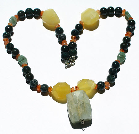 SKU 15727 - a Onyx necklaces Jewelry Design image