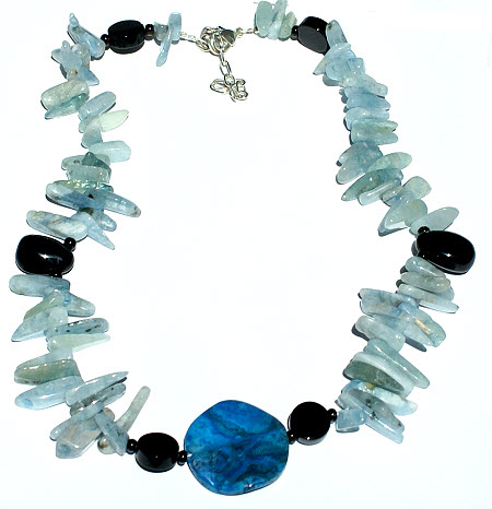SKU 15734 - a Aquamarine necklaces Jewelry Design image