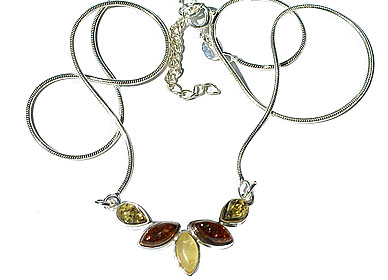 SKU 15788 - a Amber Necklaces Jewelry Design image
