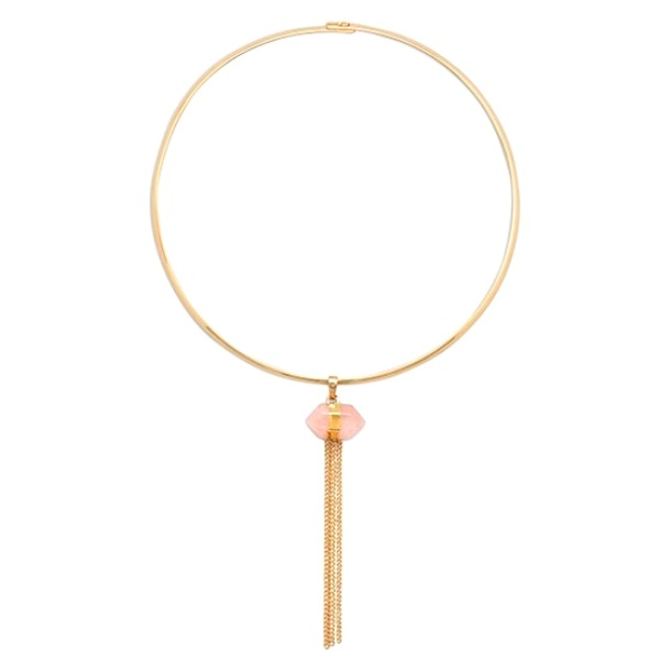 SKU 15789 - a Rose Quartz Necklaces Jewelry Design image