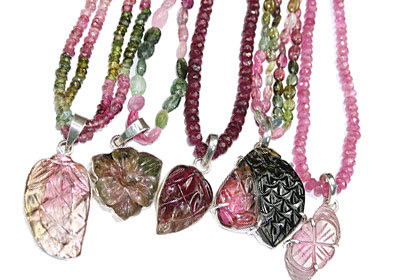 SKU 15918 - a Multi-stone Necklaces Jewelry Design image