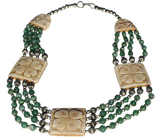 SKU 16039 - a Bone Necklaces Jewelry Design image