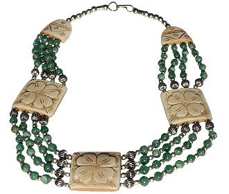 SKU 16039 - a Bone Necklaces Jewelry Design image