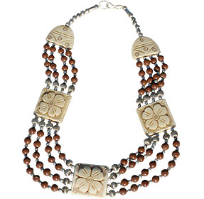 SKU 16081 - a Bone Necklaces Jewelry Design image
