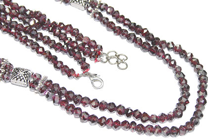 SKU 16195 - a Garnet Necklaces Jewelry Design image