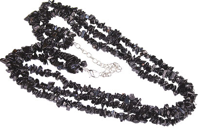 SKU 16353 - a Black Spinel Necklaces Jewelry Design image