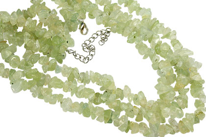 SKU 16356 - a Prehnite Necklaces Jewelry Design image