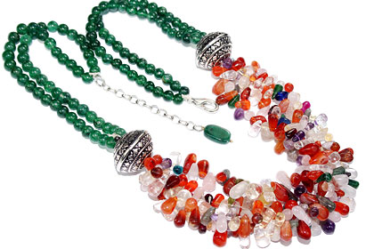 SKU 16385 - a Multi-stone Necklaces Jewelry Design image