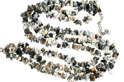 SKU 16412 - a Dendrite opal necklaces Jewelry Design image