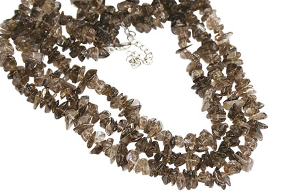 SKU 16413 - a Smoky Quartz Necklaces Jewelry Design image