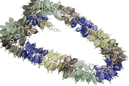 SKU 16687 - a Multi-stone Necklaces Jewelry Design image