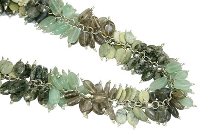 SKU 16712 - a Multi-stone Necklaces Jewelry Design image