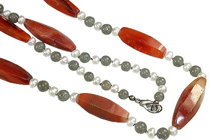 SKU 16714 - a Carnelian Necklaces Jewelry Design image
